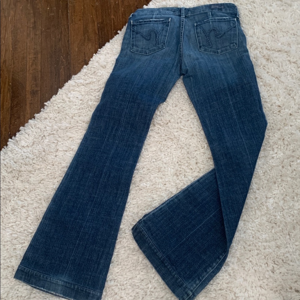 Citizens Of Humanity Dark Blue Boot Cut Jeans - Picture 5 of 5